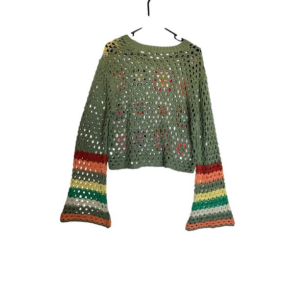 Davi & Dani colorful granny square crochet sweater - Picture 6 of 8